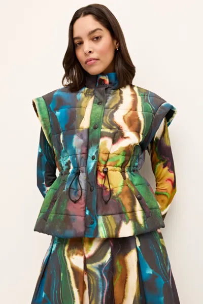 Marie Oliver Lyndon Vest In Multi