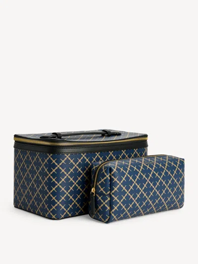 By Malene Birger Bae Beauty Cosmetics Case In Blue