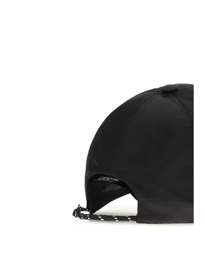 Prada Speedrock Baseball Cap In Re-nylon In Black