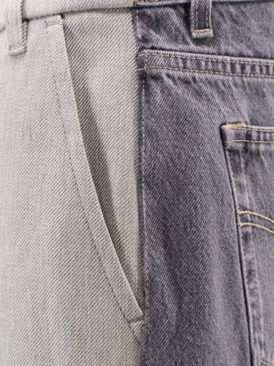 Stella Mccartney Tailoring Mixed Trousers In Gray