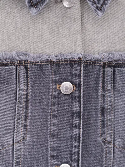 Stella Mccartney Tailored Panel Jacket Adjustable Straps Design In Gray