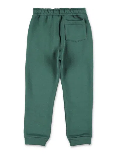 Petit Bateau Kids Cotton Jogging Trousers In Green