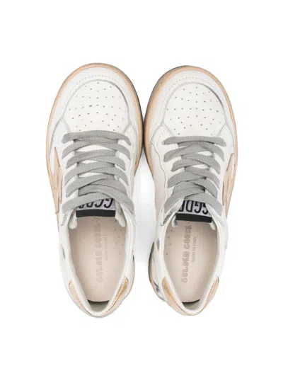 Golden Goose Kids Sneakers In White