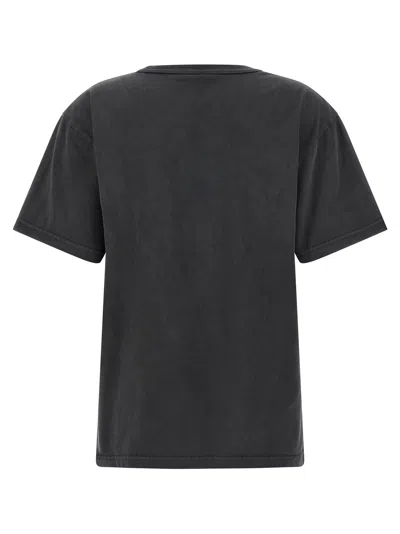Alexander Wang T Hotfix Logo T-shirt In Black