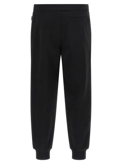 Hugo Boss Striped Insert Track Pants In Black