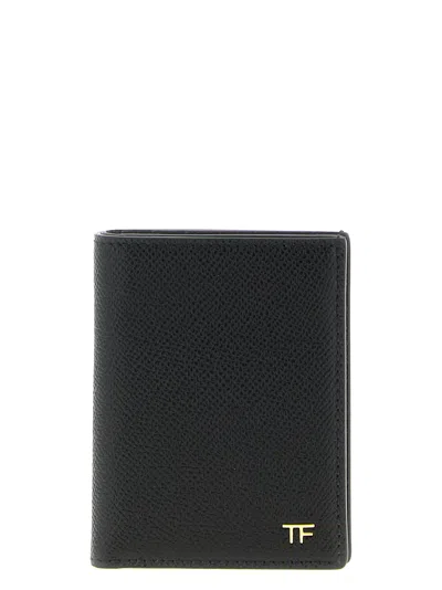 Tom Ford Foldable Card Holder In Black