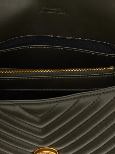 Pinko Classic Love Bag Puff Handbag In Green