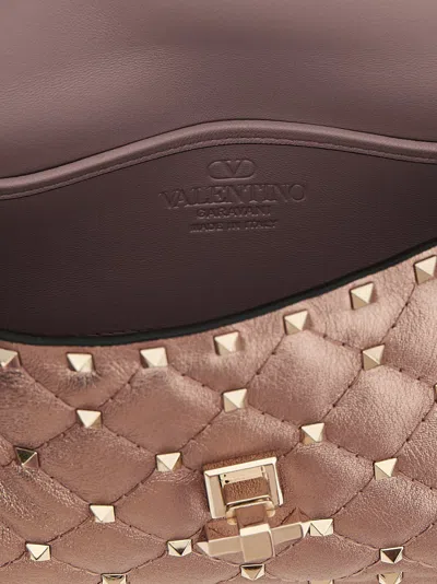 Valentino Garavani Rockstud Spike Shoulder Bag In Pink