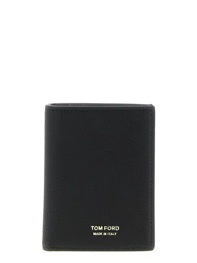 Tom Ford Foldable Card Holder In Black
