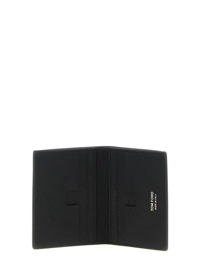 Tom Ford Foldable Card Holder In Black