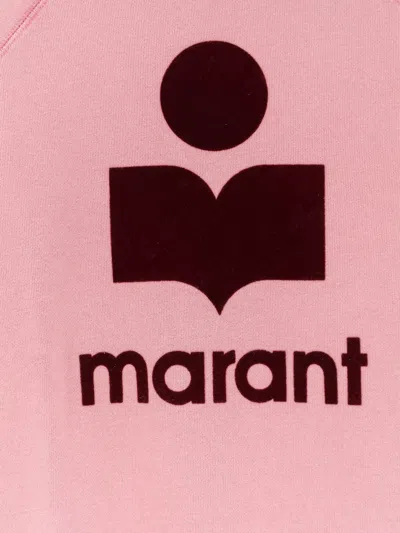 Isabel Marant Étoile Milly Ny Biologic Coton Sweatshirt In Pink