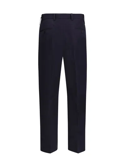 Prada Tailored Cotton Poplin Trousers In Multi