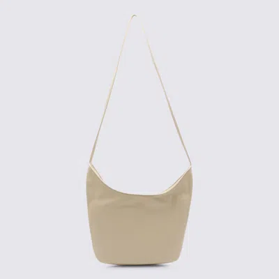 The Row Sand Leather N/s Izzy Crossbody Bag In Neutral
