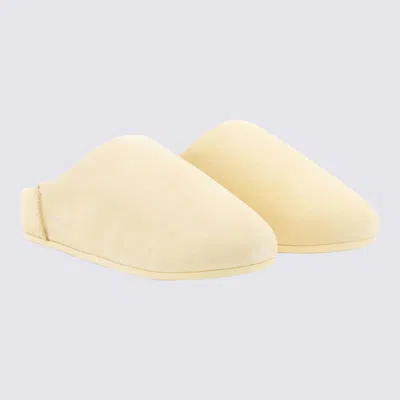 Ugg Light Beige Elea Slip On Flats In Yellow
