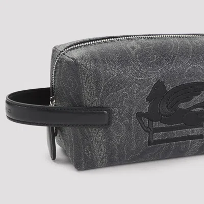 Etro Small Arnica Pouch Bag In Gray