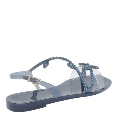 Menghi Rubber Sandals In Blue
