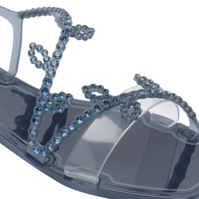 Menghi Rubber Sandals In Blue