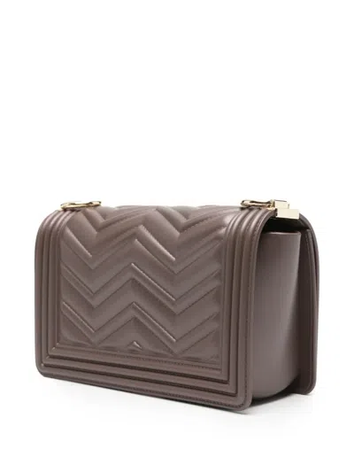 Marc Ellis Small Flat Wave Cross Body Bag In Brown