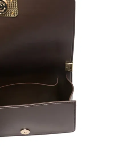 Marc Ellis Small Flat Wave Cross Body Bag In Brown