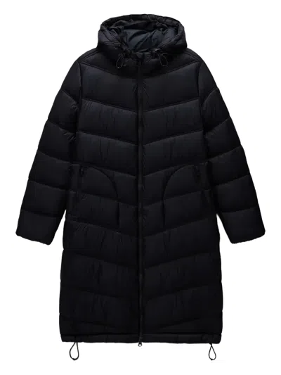 Napapijri Hooded Puffer Coat In Black