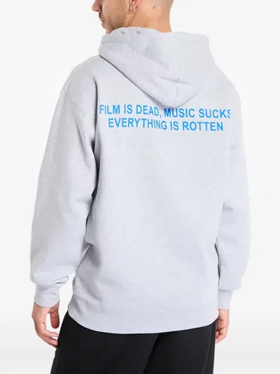 Pleasures Graphic Critic Hoodie In Gray