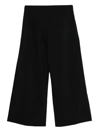 St Agni Tie-waist Trousers In Black