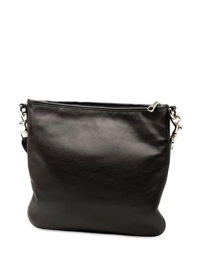 Pre-owned Loewe 2010-2025 Anagram Leather Crossbody Bag In Brown