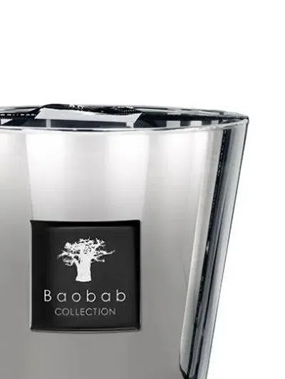 Baobab Logo Candle In Silver