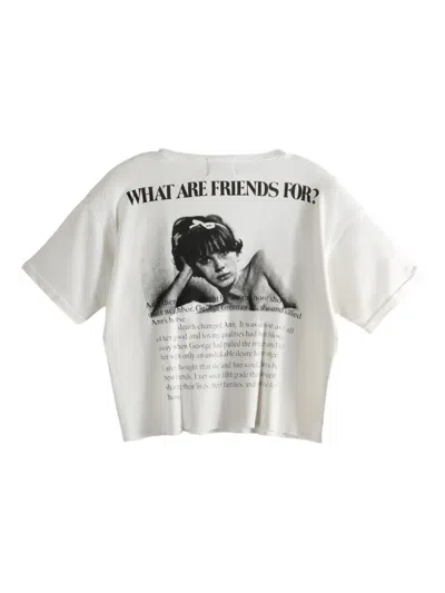 Enfants Riches Deprimes Face-print Short-sleeve T-shirt In White
