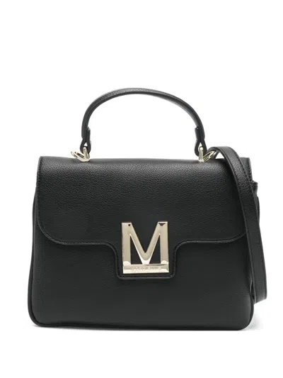 Marc Ellis Crayze Logo-plaque Tote Bag In Black