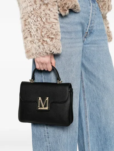 Marc Ellis Crayze Logo-plaque Tote Bag In Black