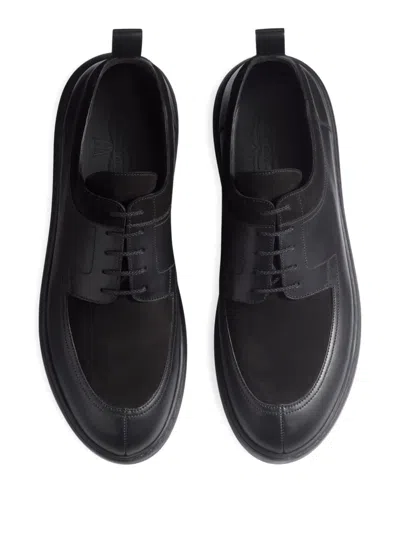 Jm Weston On Time Hunt Sneaker 201 In Black