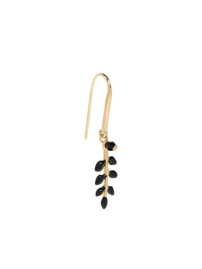 Isabel Marant Leaf Drop Earrings In Gold