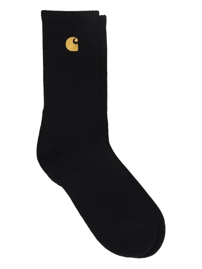 Carhartt Chase Embroidered Socks In Black