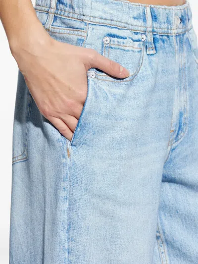 Rag & Bone Elasticated Trousers In Blue