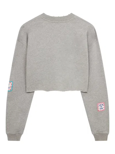 Mira Mikati Patch-detail Sweatshirt In Gray