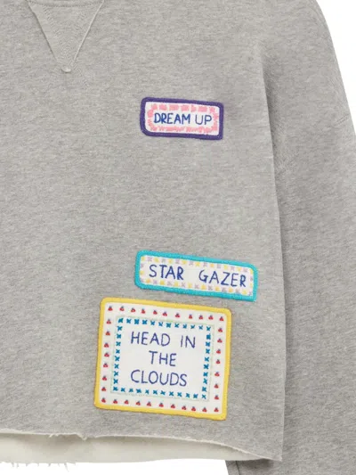 Mira Mikati Patch-detail Sweatshirt In Gray