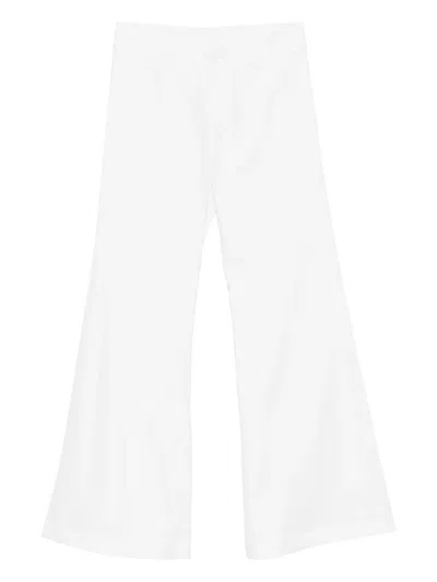 Blaklace Flared Trousers In White