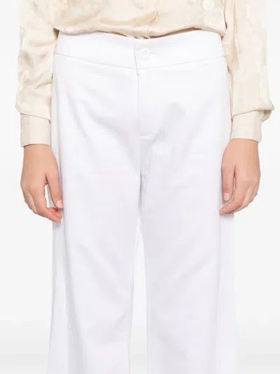 Blaklace Flared Trousers In White