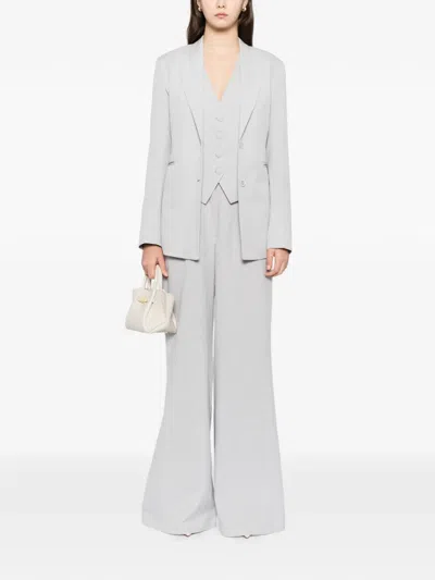 Blaklace V-neck Vest In White