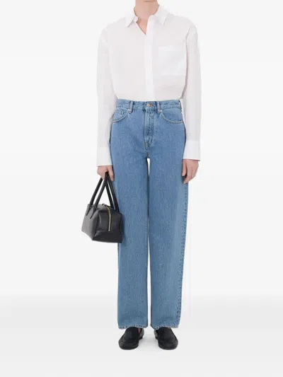 Loulou De Saison Samur Lds Five-pocket Jeans In Blue