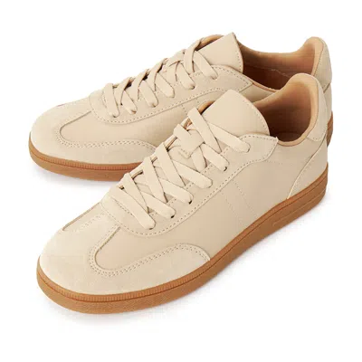 Max Mara Lace-up Sneakers In Neutral