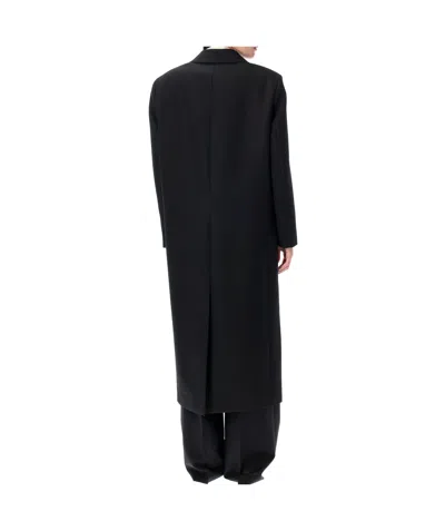 Rohe Black Signature Opera Coat In Black