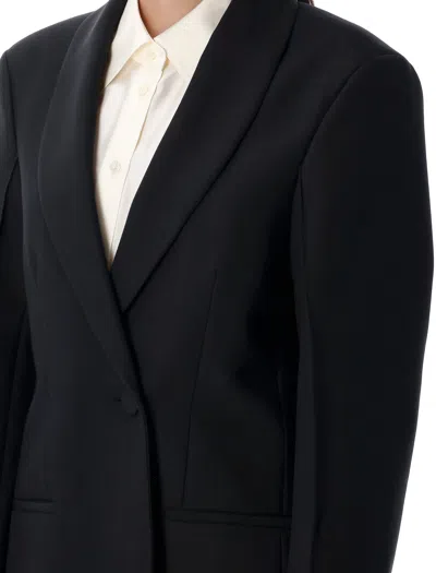 Rohe Black Signature Opera Coat In Black