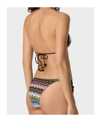 Missoni Zigzag Pattern Bikini In Multi