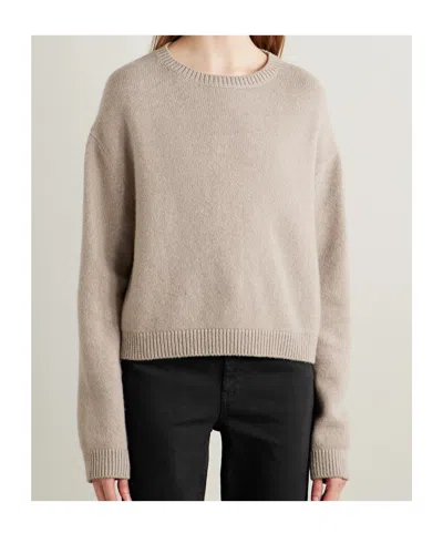 Khaite Milo Cashmere Sweater In Brown