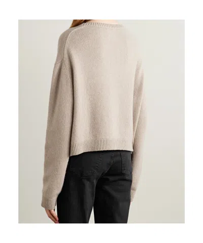 Khaite Milo Cashmere Sweater In Brown
