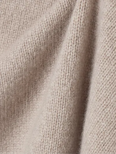 Khaite Milo Cashmere Sweater In Brown