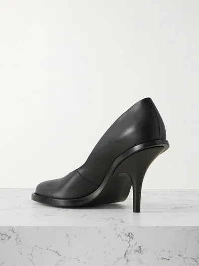 Dries Van Noten Leather Pumps In Black