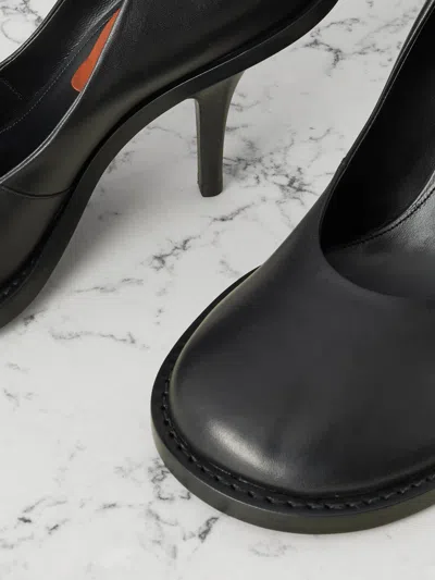 Dries Van Noten Leather Pumps In Black